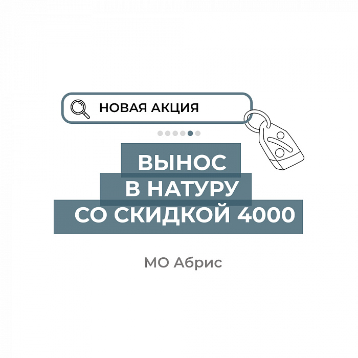 Вынос в натуру со скидкой